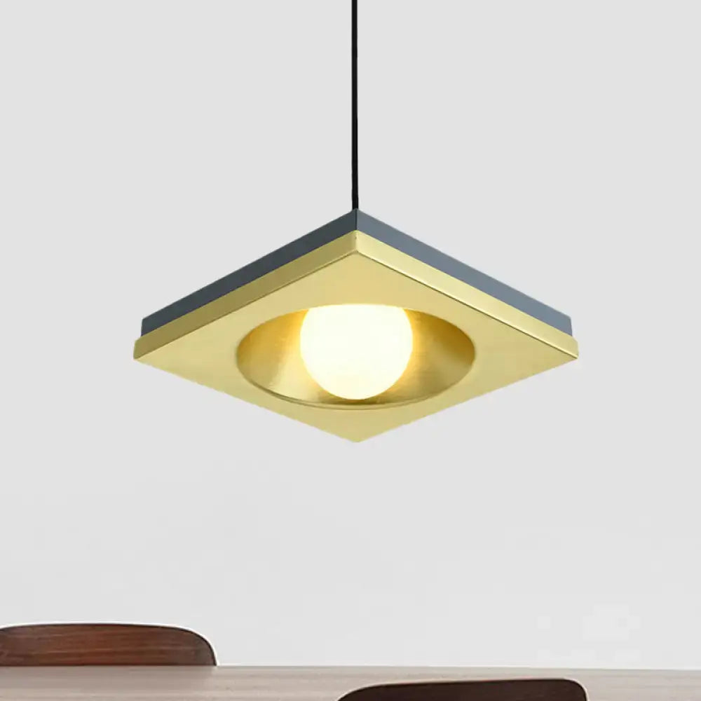 Black Gold Pendant Light