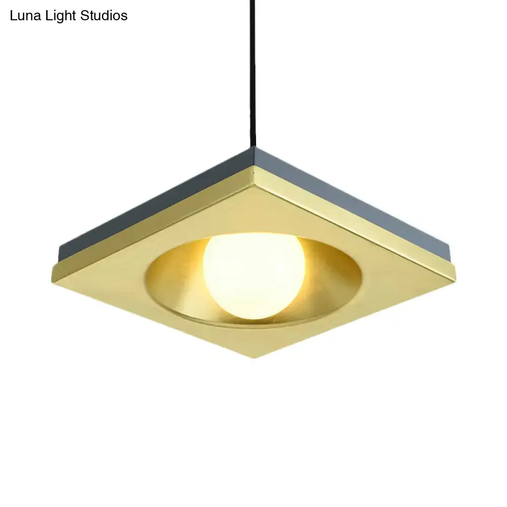 Black Gold Pendant Light