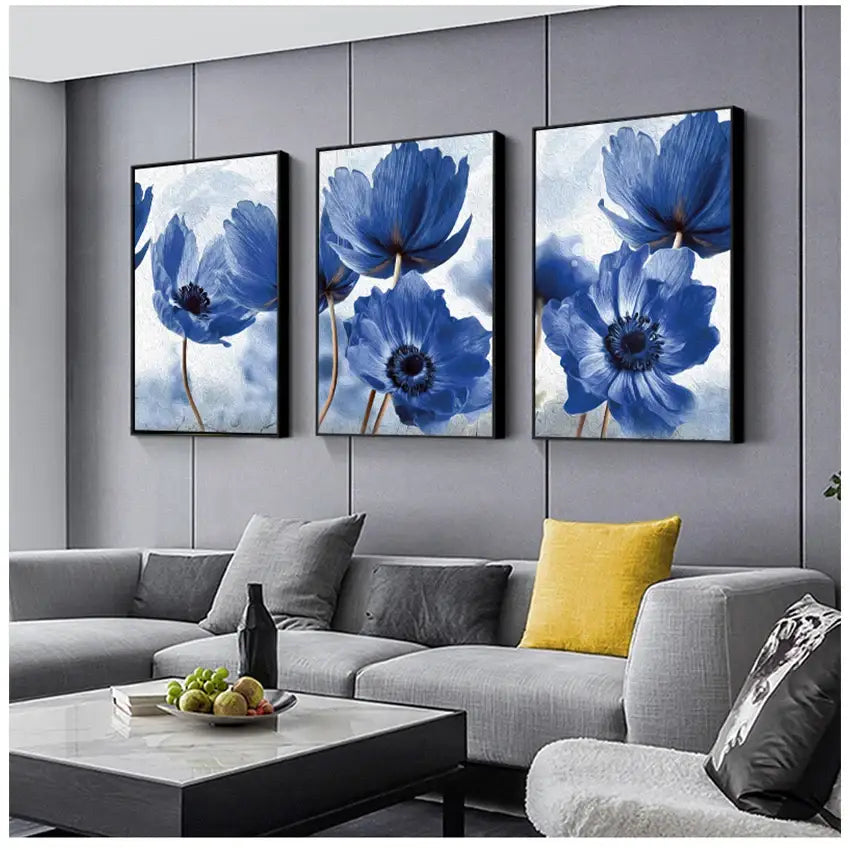 Vibrant Floral Art Set