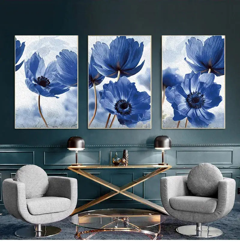 Vibrant Floral Art Set