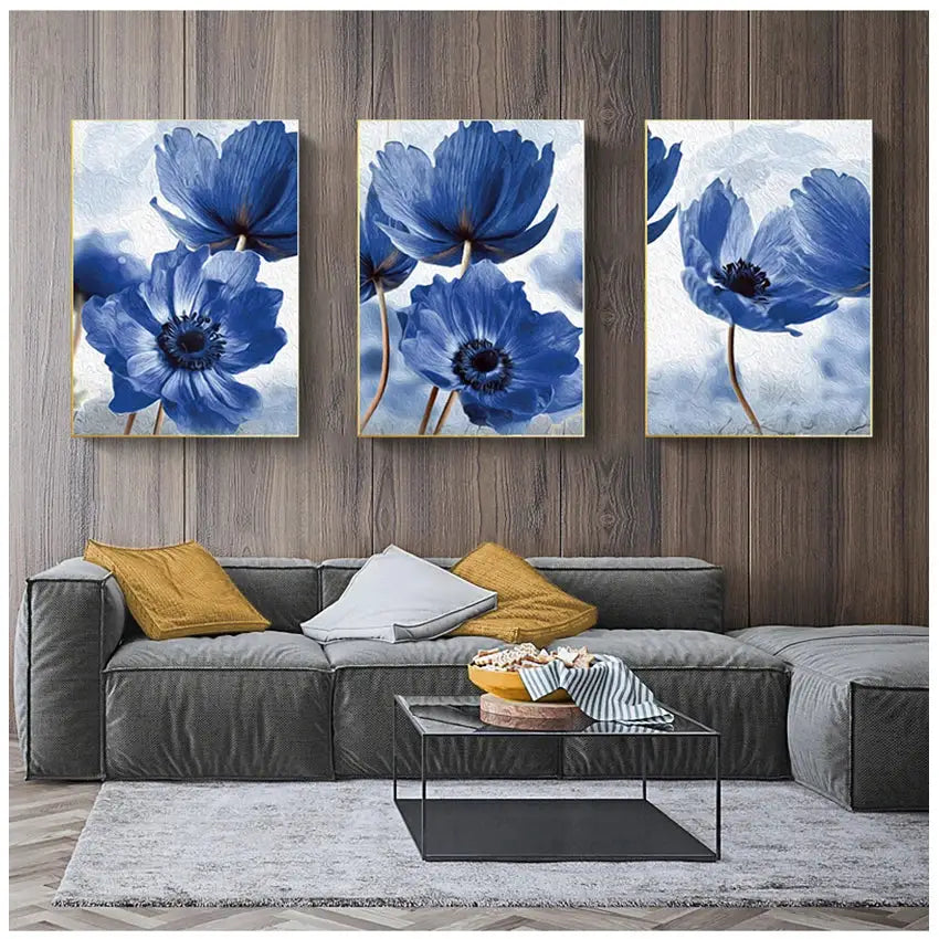 Vibrant Floral Art Set