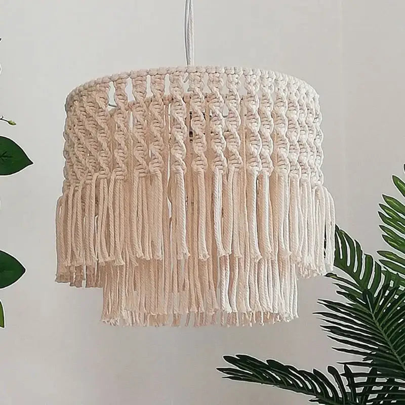 Cotton Rope Macrame Chandelier