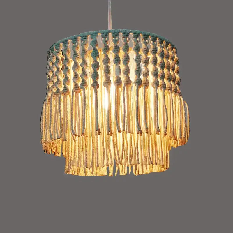 Cotton Rope Macrame Chandelier