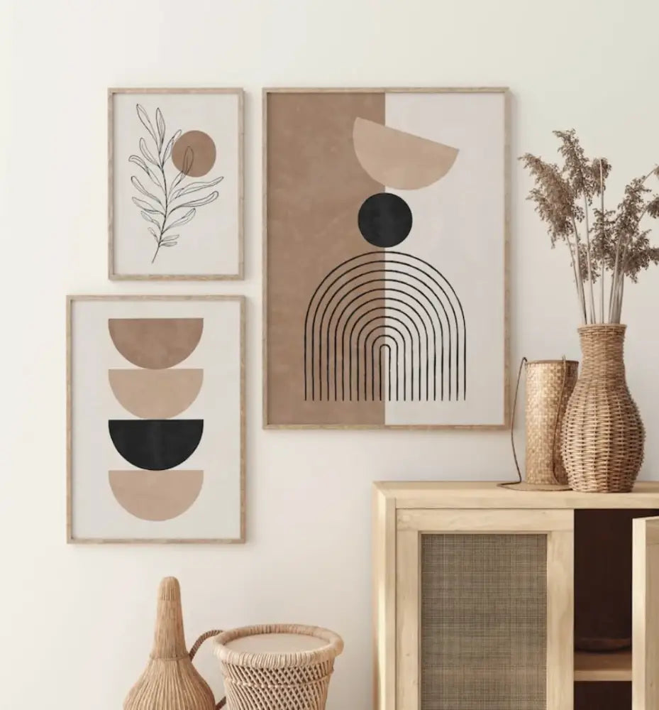 White Geometric Wall Vase