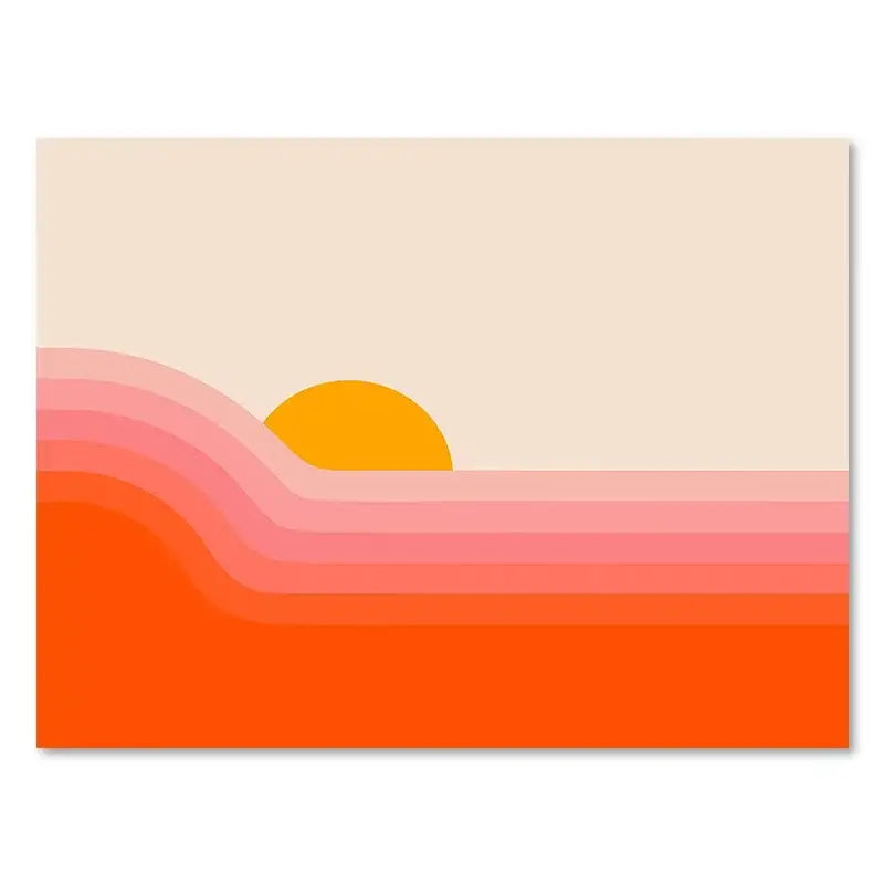 Orange Daisy Art Print