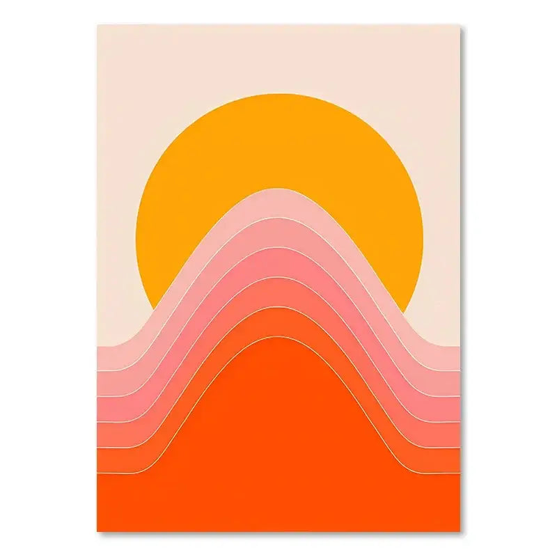 Orange Daisy Art Print