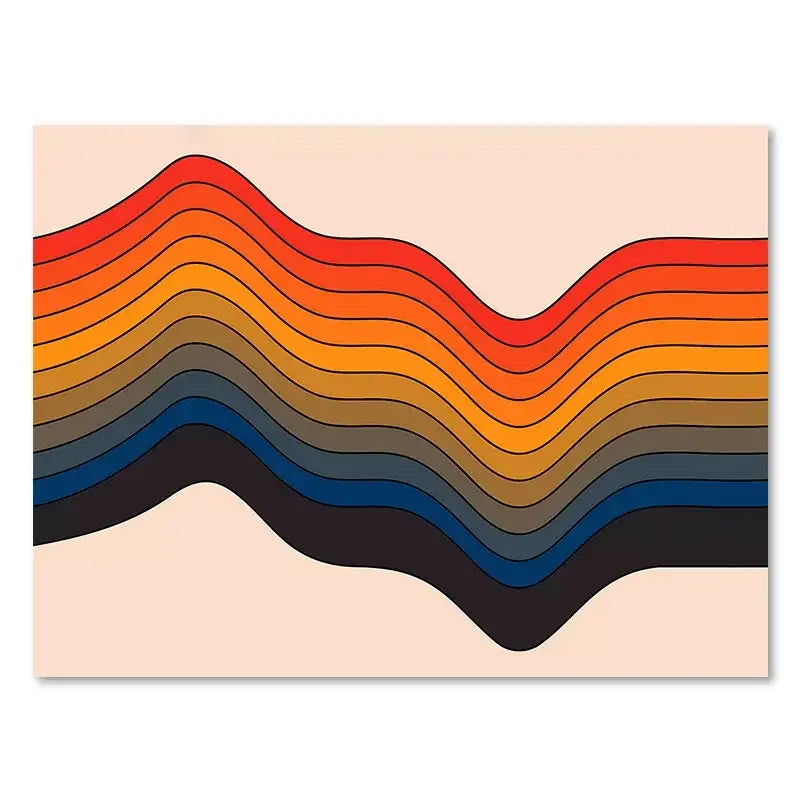 Purple Orange Moth Art Print