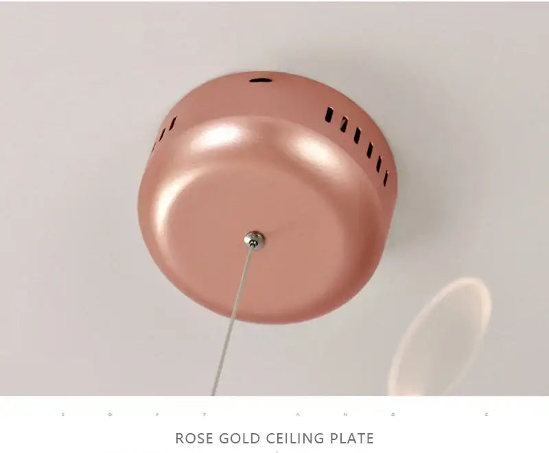 Rose Gold Branch Chandelier