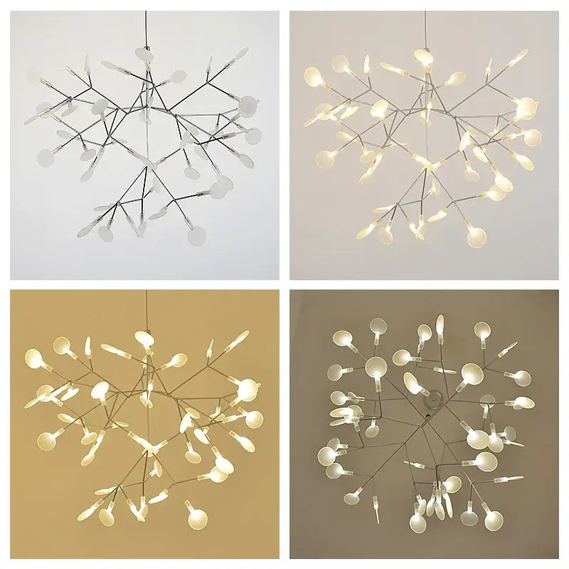 Rose Gold Branch Chandelier