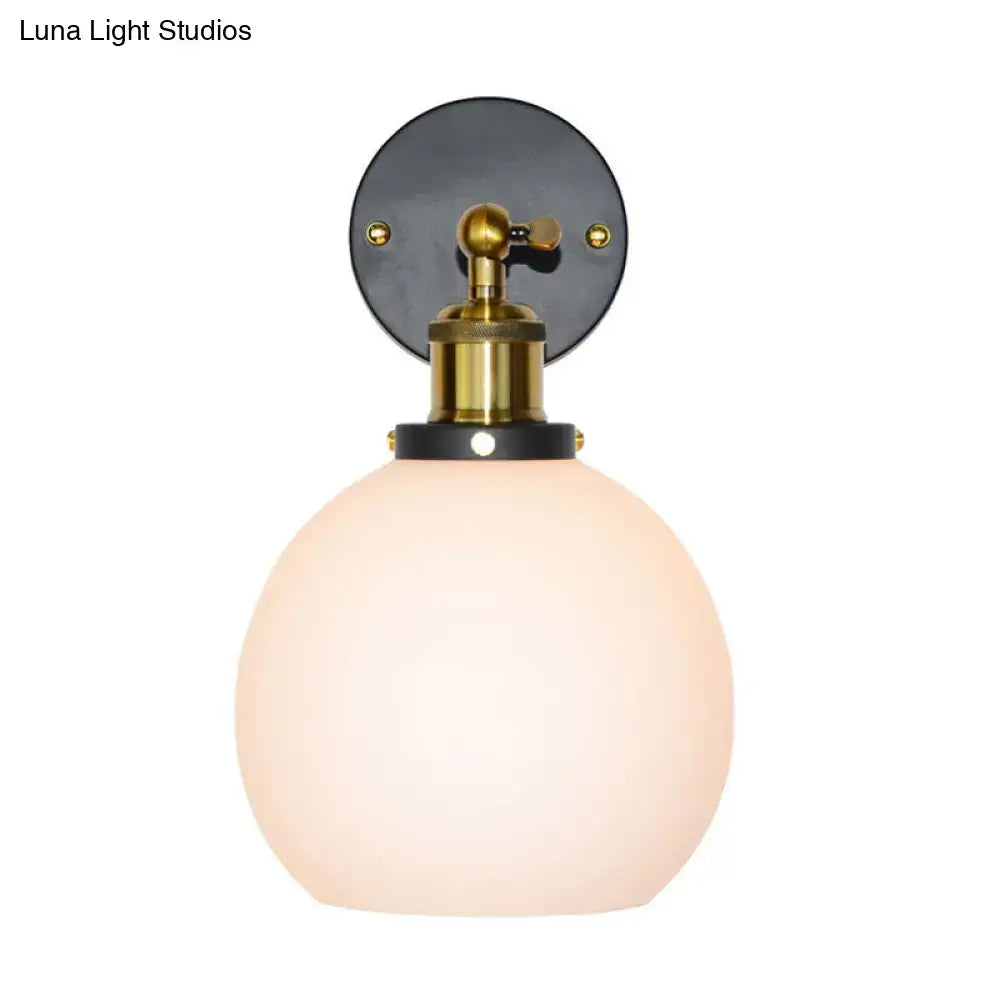 Brass Bubble Glass Sconce