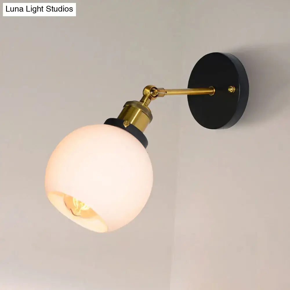 Brass Bubble Glass Sconce