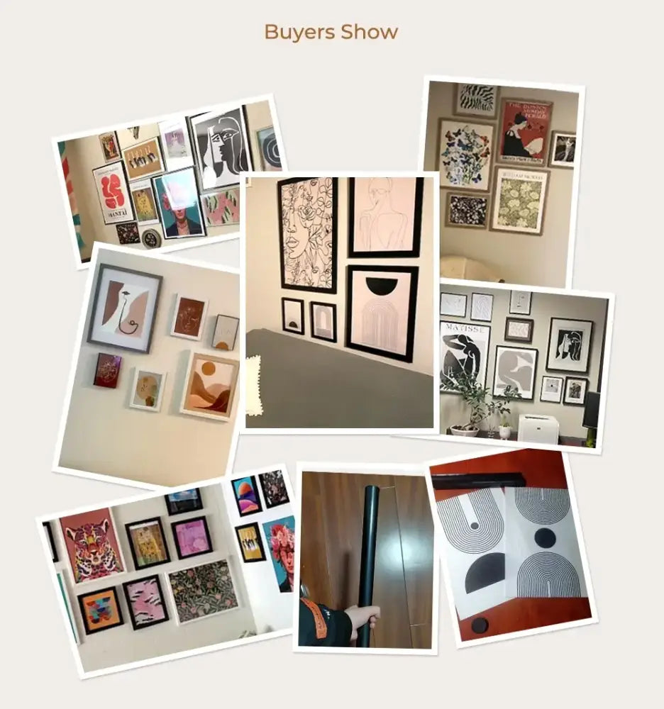 Orange Stripe Bauhaus Poster