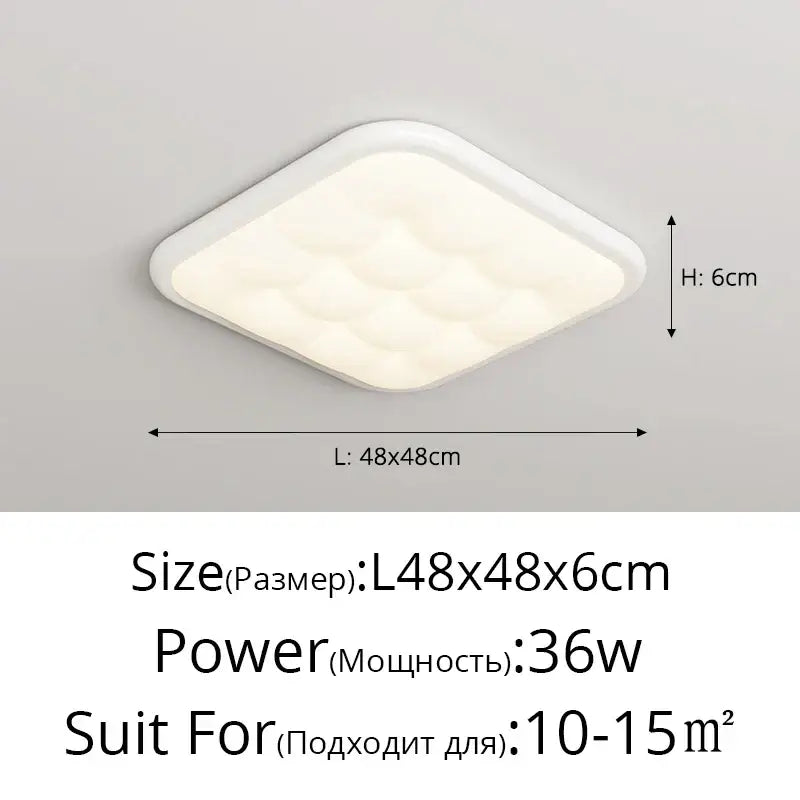 LED Quilted Ceiling Light