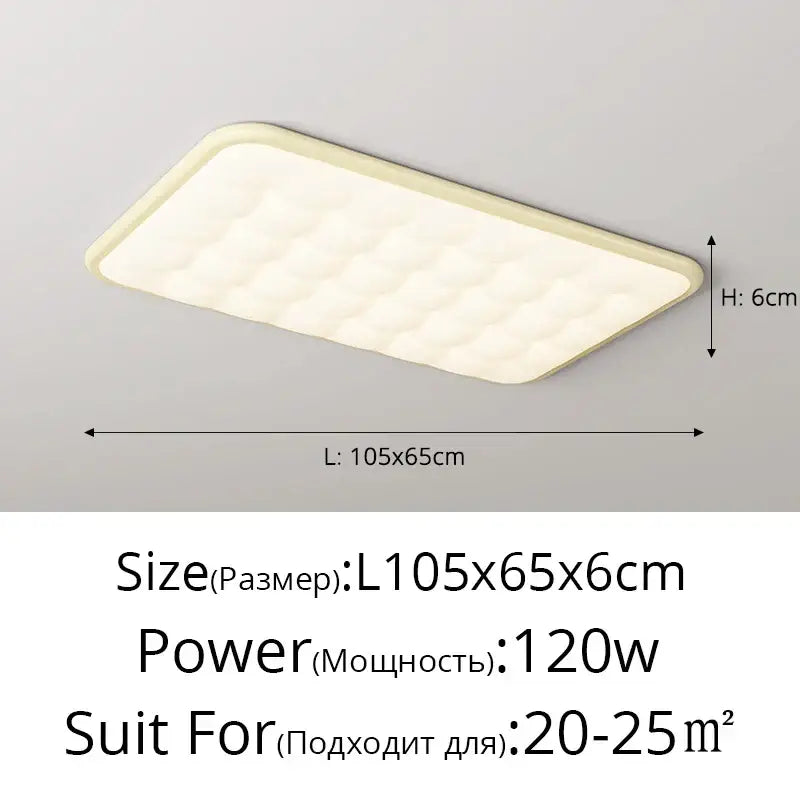 LED Quilted Ceiling Light