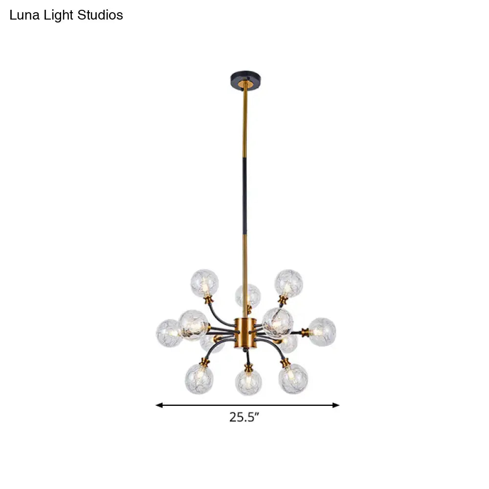 Glass Bubble Arm Chandelier