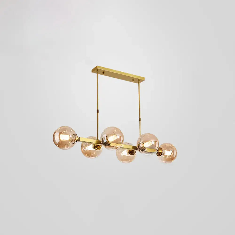 Smoke Globe Pendant Light