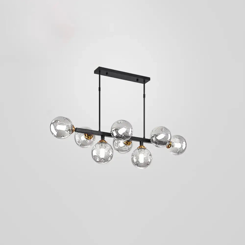 Smoke Globe Pendant Light