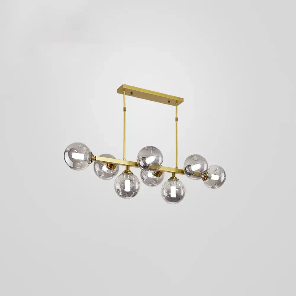 Smoke Globe Pendant Light