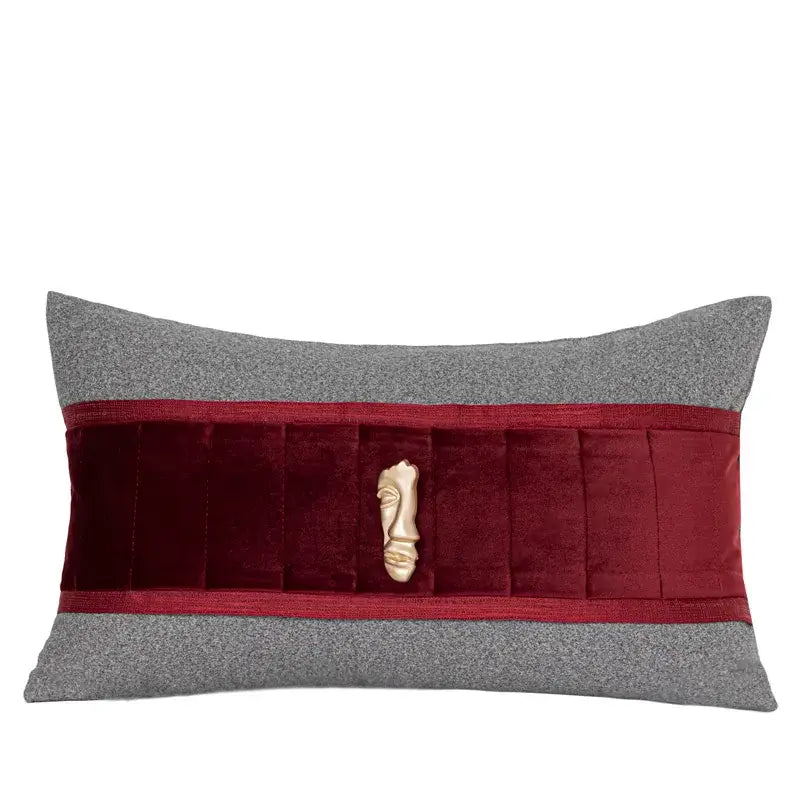 Burgundy Velvet Bed Runner