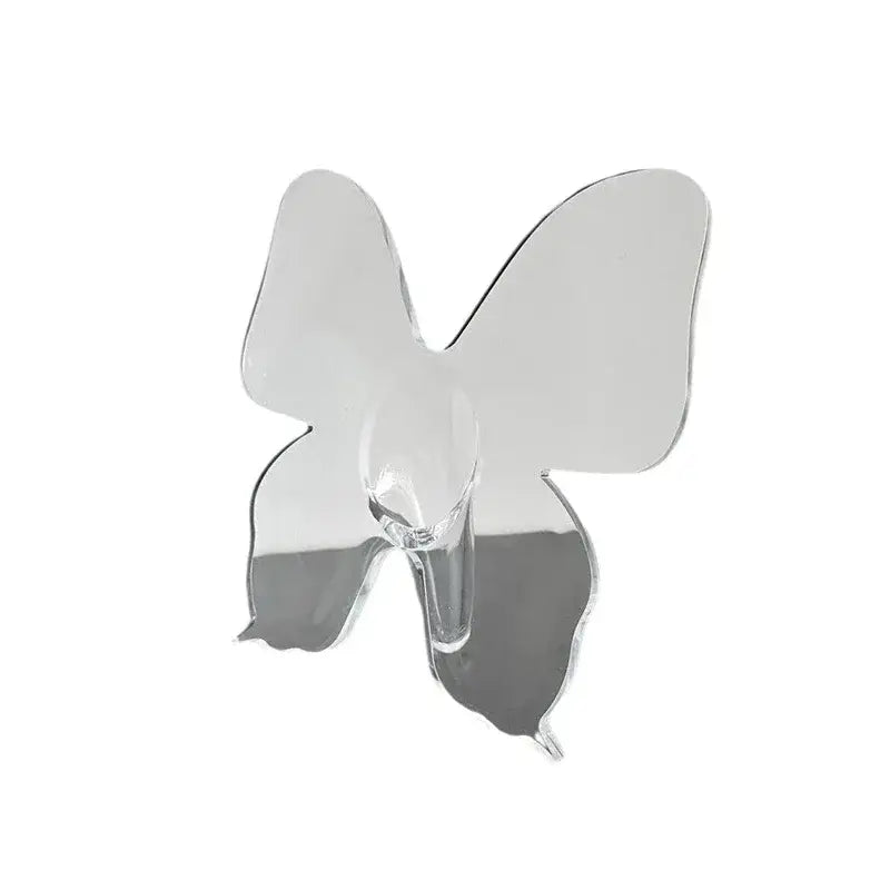 Transparent Butterfly Vase