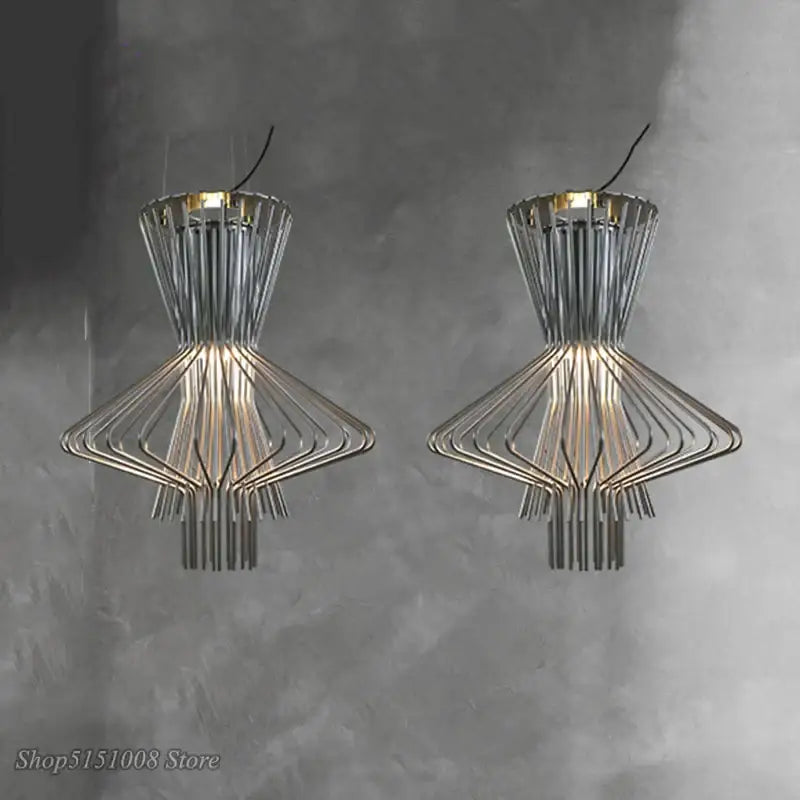 Black Industrial Cage Pendant