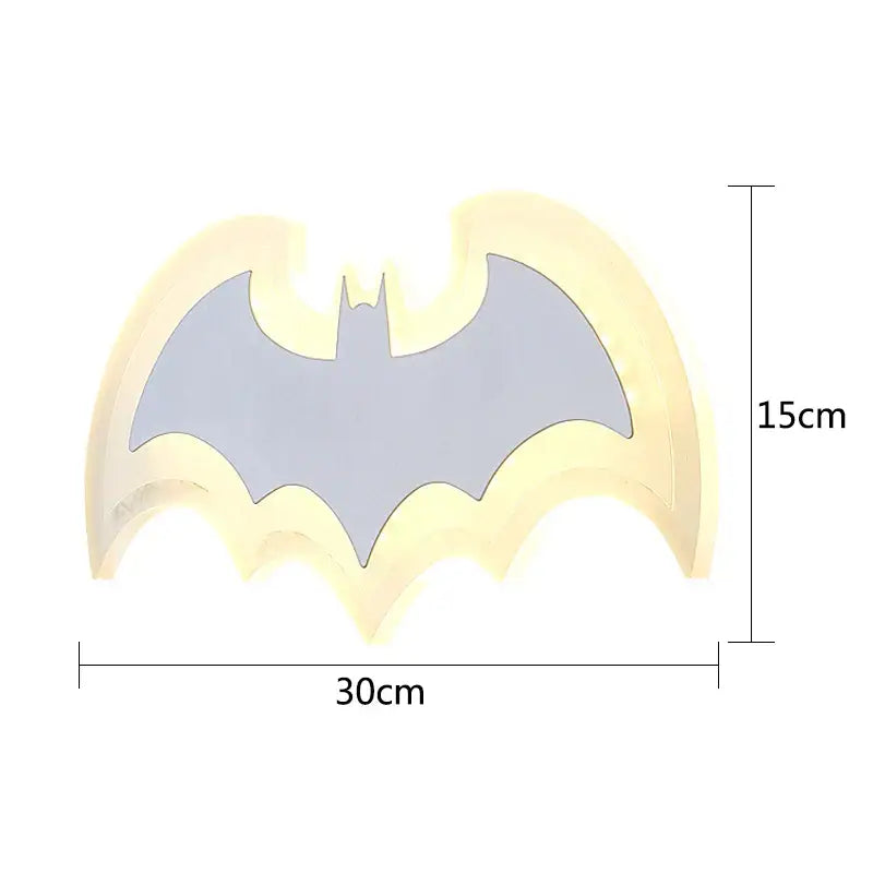 Yellow Bat Wall Lamp