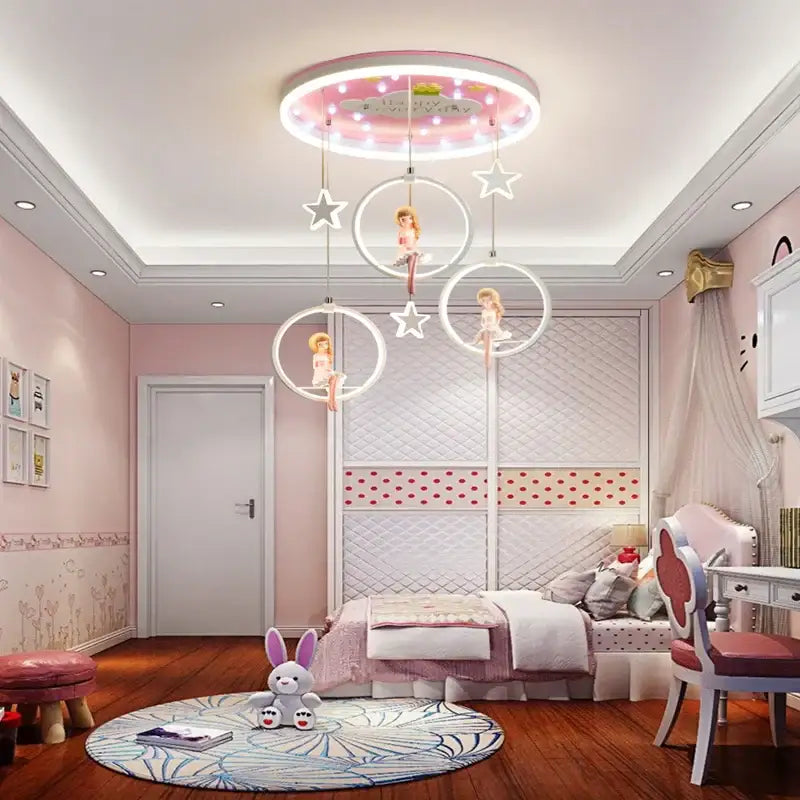 Pink Princess Chandelier Light
