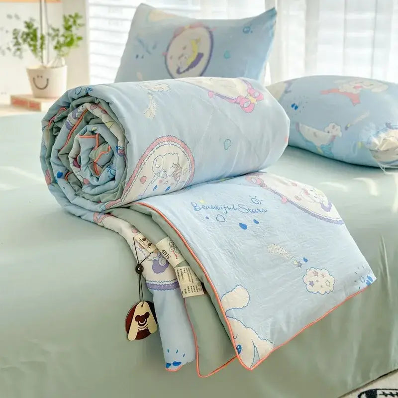 Cream Teddy Bear Blanket