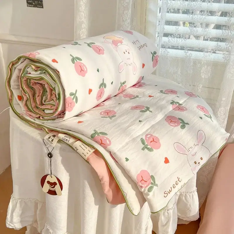 Cream Teddy Bear Blanket