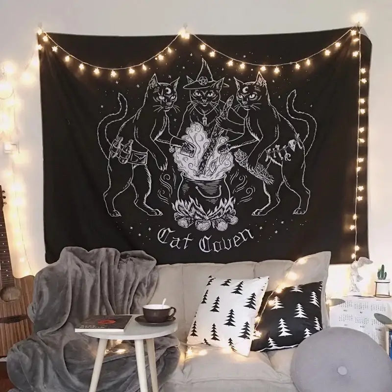 Black Rose Tapestry Wall