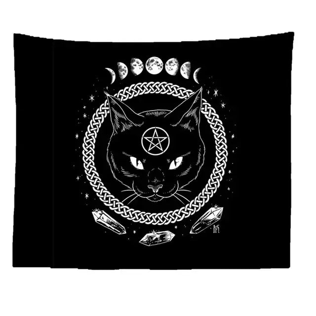 Black Rose Tapestry Wall