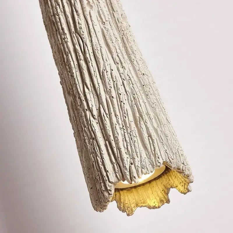 Cream Cement Pendant Light