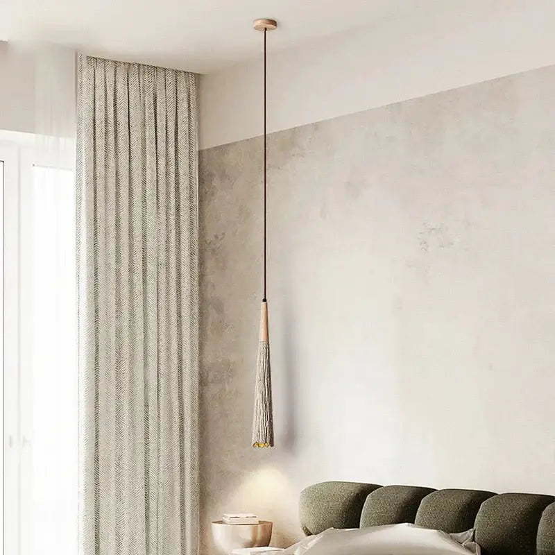 Cream Cement Pendant Light