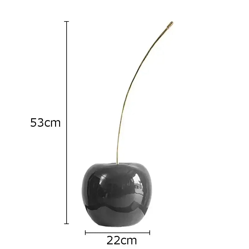 Red Cherry Fruit Sculpture