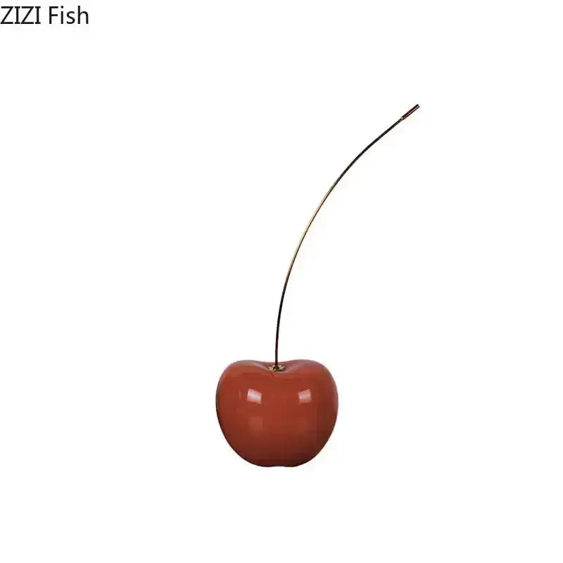 Red Cherry Fruit Sculpture