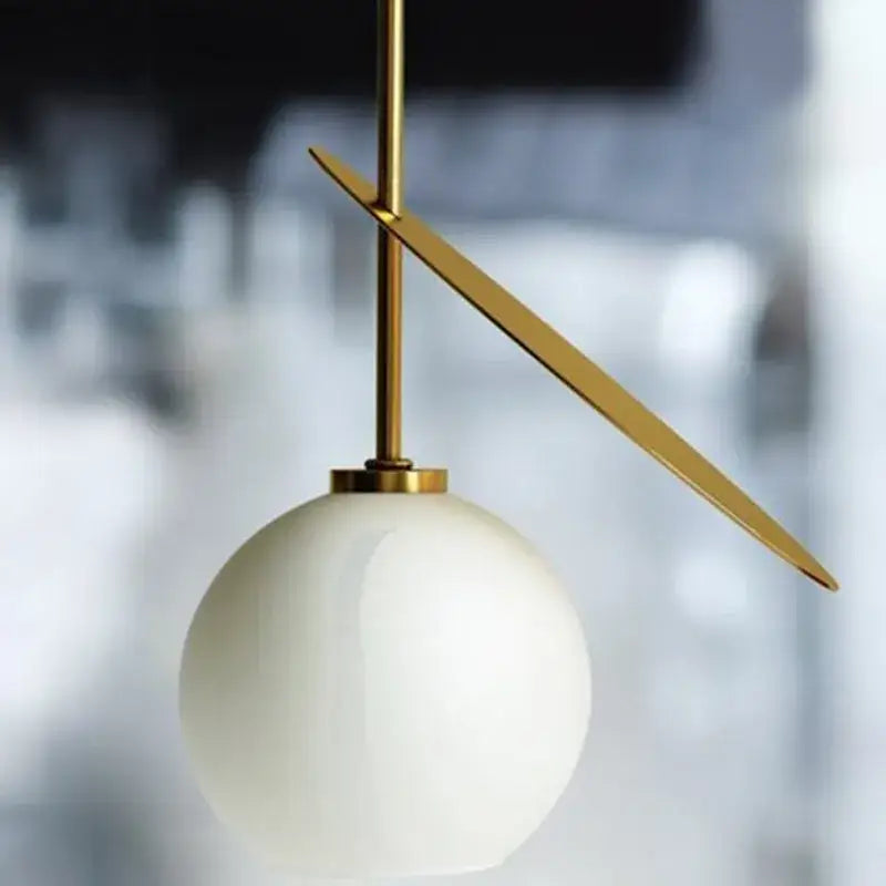 Gold Glass Pendant Lights