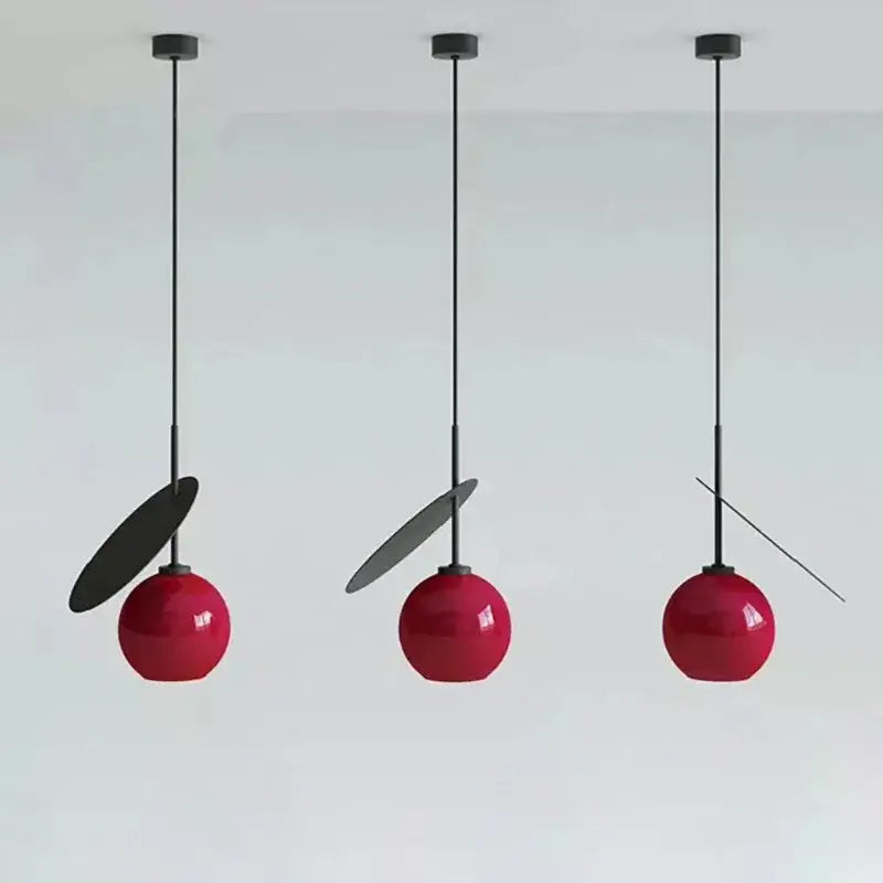 Gold Glass Pendant Lights