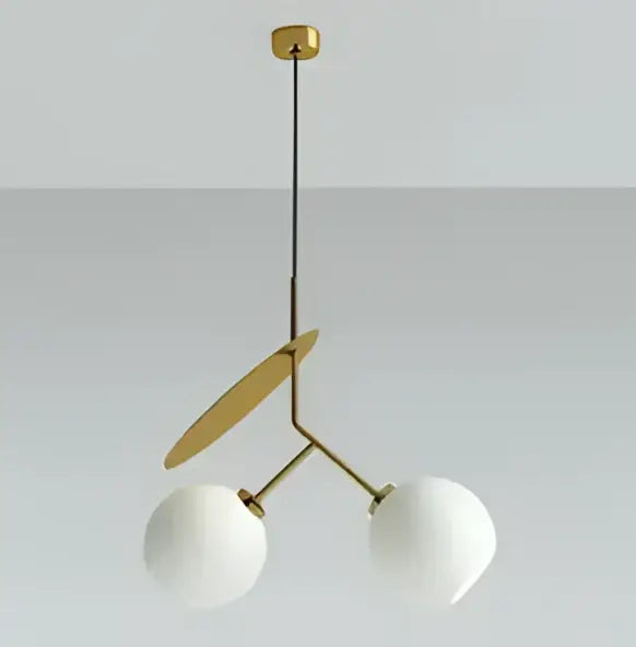 Gold Glass Pendant Lights