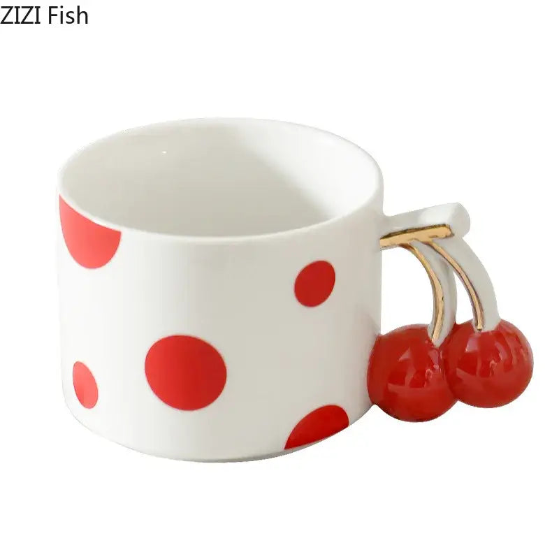 Red Polka Dot Mug