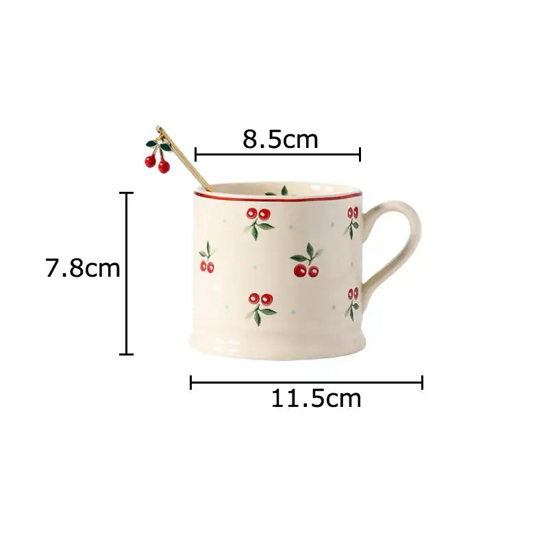 Cream Porcelain Coffee Mug