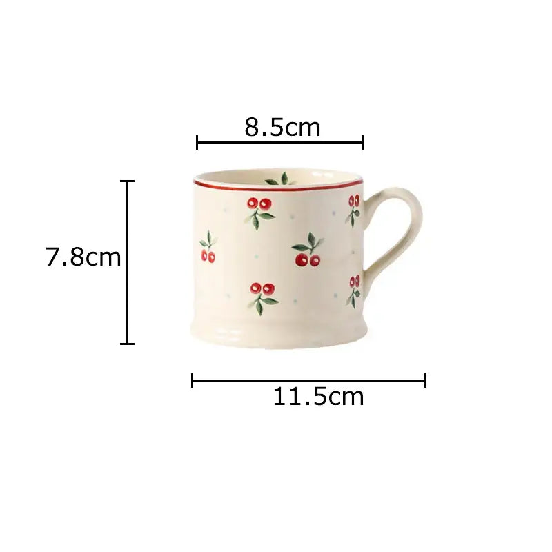 Cream Porcelain Coffee Mug