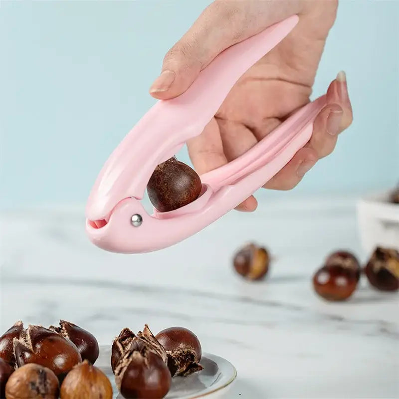 Pink Stainless Nut Cracker