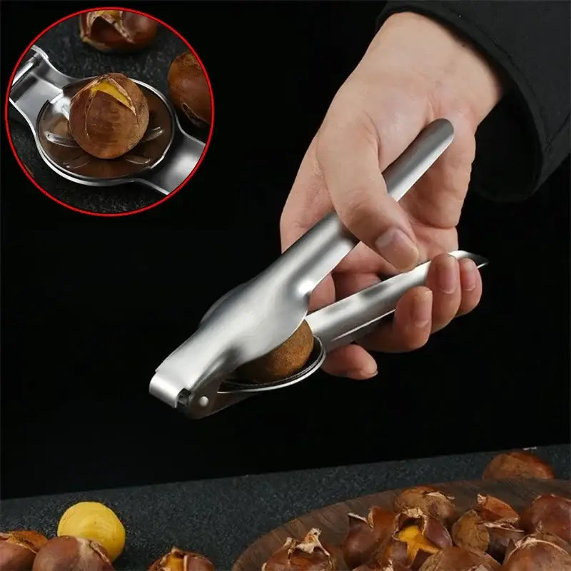 Stainless Steel Chestnut Opener Kitchen Tool