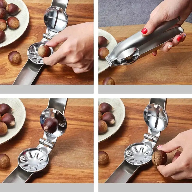 Stainless Steel Chestnut Opener Kitchen Tool