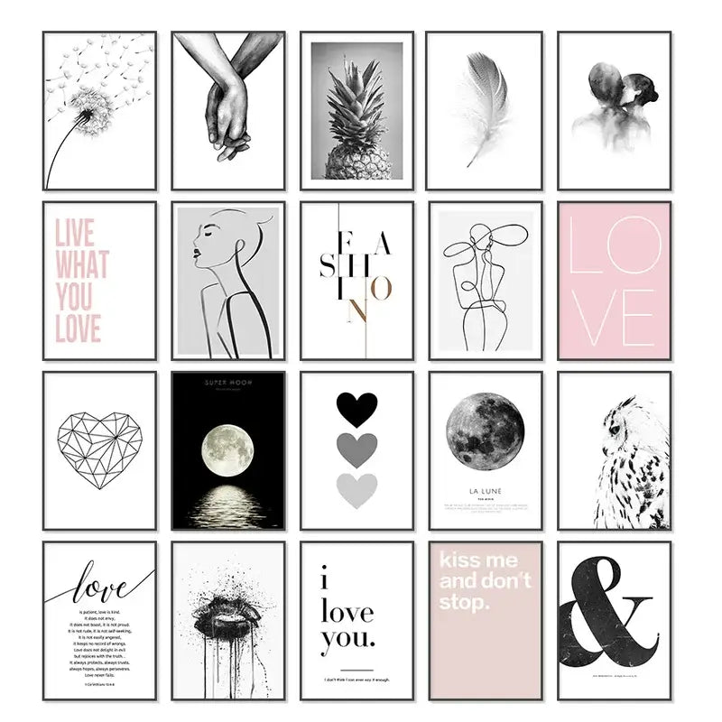 Pink Motivational Wall Poster