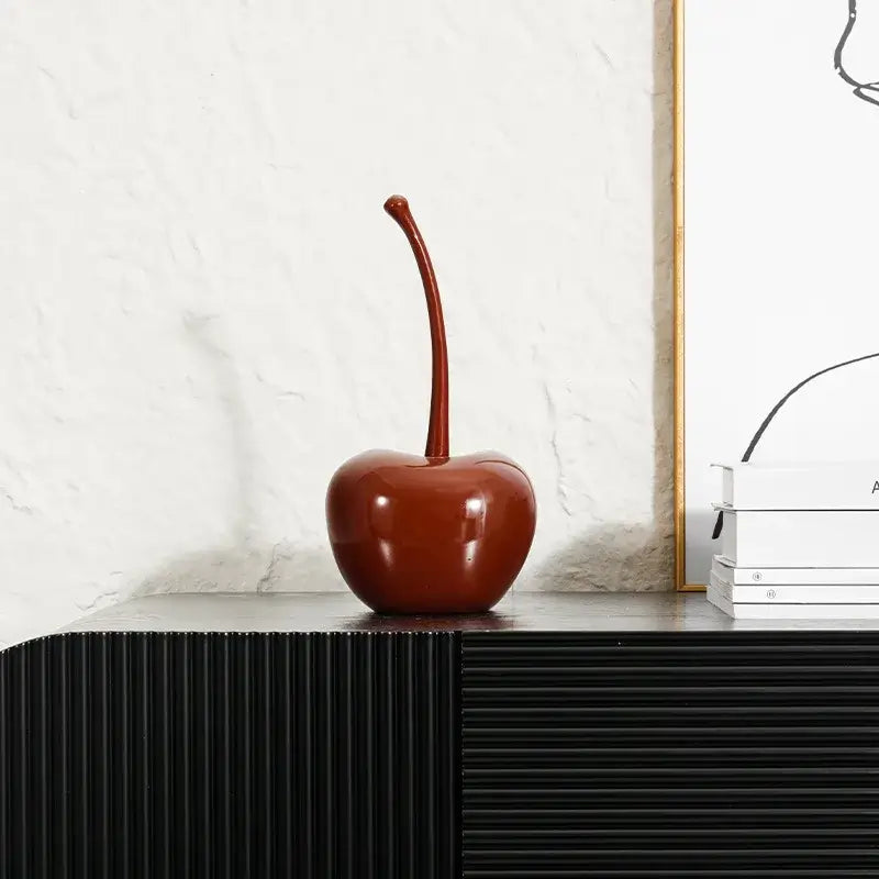 Red Resin Cherry Decor