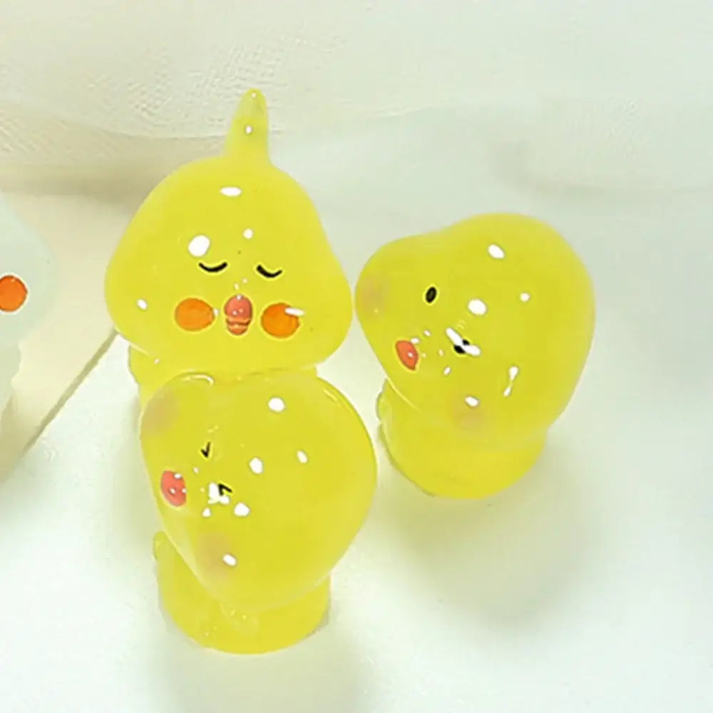 Yellow Chick Figurines Set
