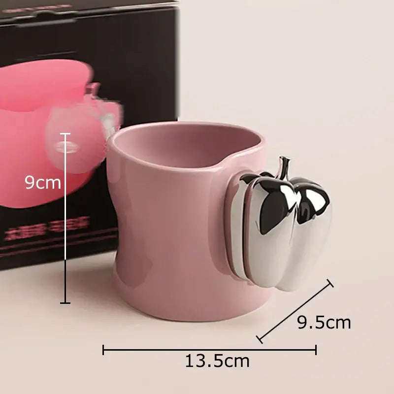 Black White Ceramic Mug Set 300ml