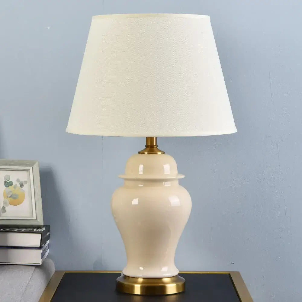 Gold Ceramic Table Lamp