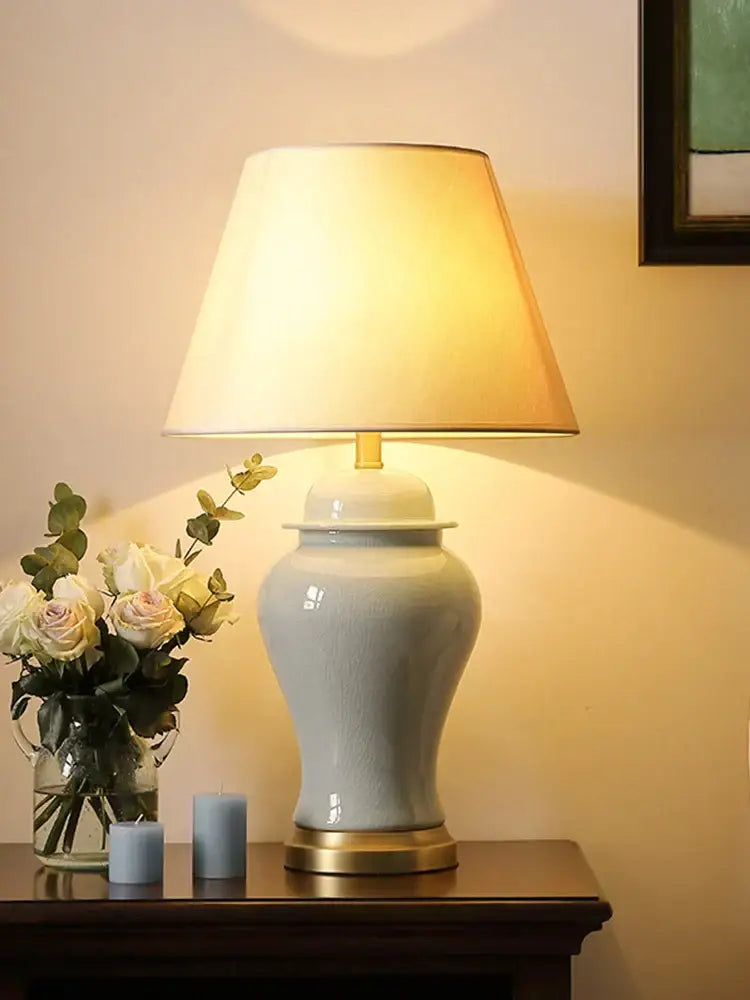 Gold Ceramic Table Lamp